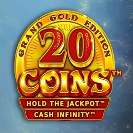 Slots logo of 20 Coins Grand Gold Edition from Wazdan at Spinjo Casino