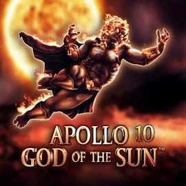 Apollo God of the Sun slot logo by Novomatic at Spinjo Casino
