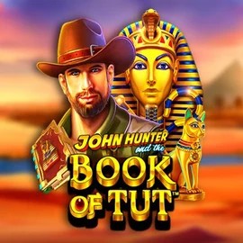 Slots logo of John Hunter and the Book of Tut from Pragmatic Play at Spinjo Casino