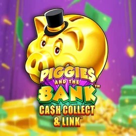 Piggies And The Bank Cash Collect & Link slot visual from Origins available on spinjoo.de