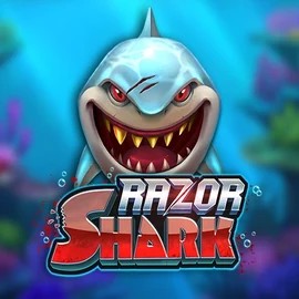Razor Shark online game logo by Push Gaming on spinjoo.de